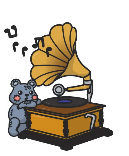 🎶 Стикер «Плюш без надписей» для Telegram