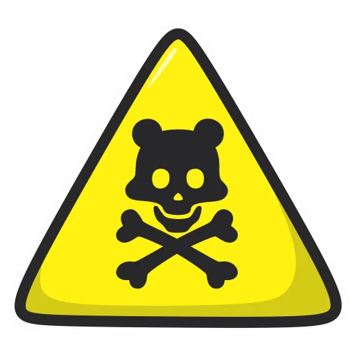 ☢️ Стикер «Плюш без надписей» для Telegram