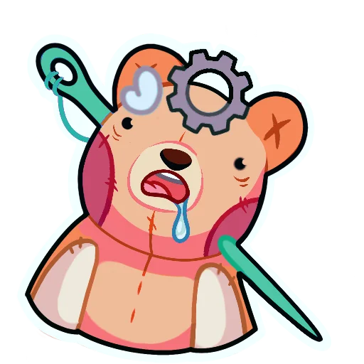 😦 Стикер «TEDDU BEAR» для Telegram