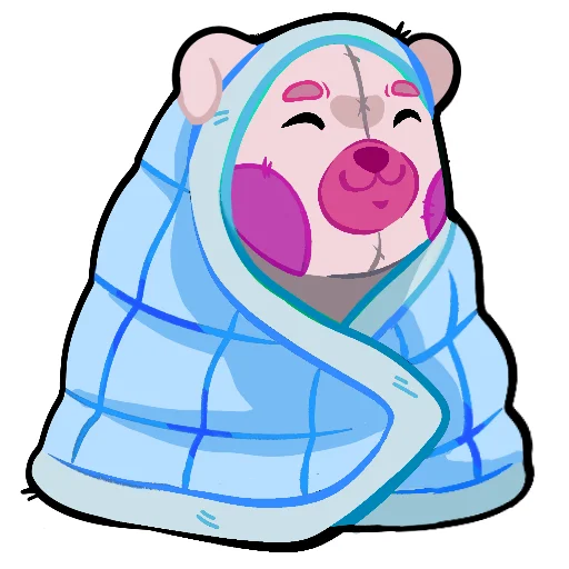 😌 Стикер «TEDDU BEAR» для Telegram