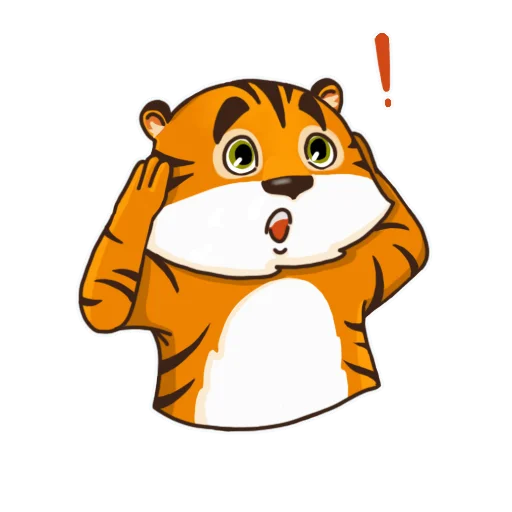 😳 Стикер «Тигренок Ти» для Telegram