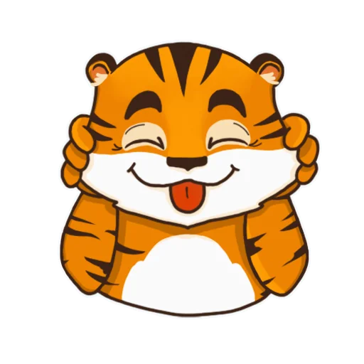 😝 Стикер «Тигренок Ти» для Telegram