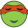 Стикер 23 😄 Teenage Mutant Ninja Turtles / Черепашки-ниндзя