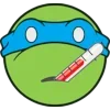 Стикер 54 😄 Teenage Mutant Ninja Turtles / Черепашки-ниндзя