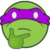 Стикер 19 😄 Teenage Mutant Ninja Turtles / Черепашки-ниндзя
