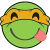 Стикер 61 😄 Teenage Mutant Ninja Turtles / Черепашки-ниндзя