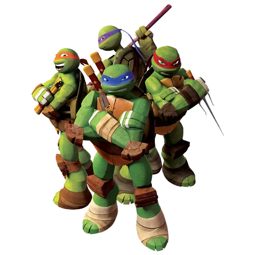 Стикерпак Teenage mutant ninja turtles для Telegram — скачать