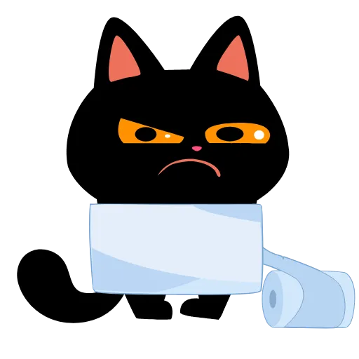 Стикер 20 Cat Teftel