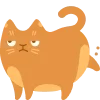 Стикер 18 Telega Cat