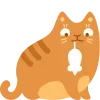 Стикер 12 Telega Cat