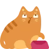 Стикер 2 Telega Cat