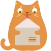Стикер 14 Telega Cat
