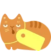 Стикер 21 Telega Cat