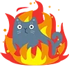 Стикер 25 Telega Cat