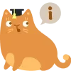 Стикер 13 Telega Cat