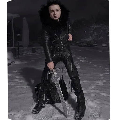 🧥 Стикер «Темный друн» для Telegram