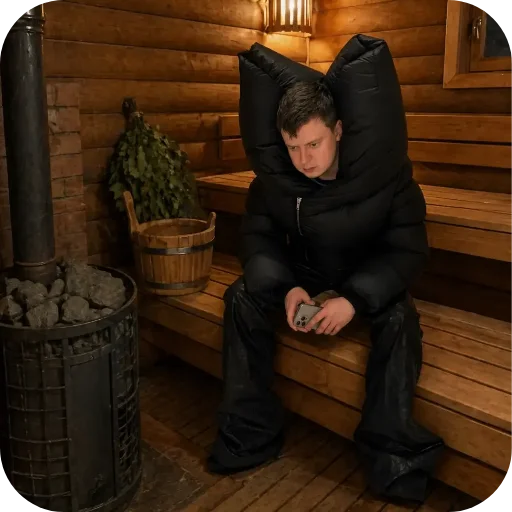 🪑 Стикер «Темный друн» для Telegram