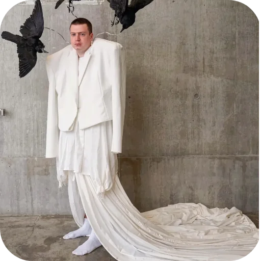 👗 Стикер «Темный друн» для Telegram