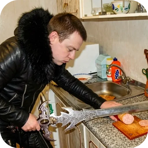 🧥 Стикер «Темный друн» для Telegram
