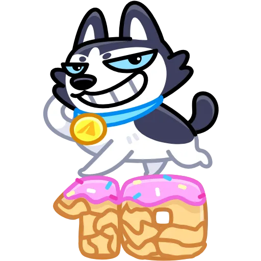 Стикер 8 10 Years of Telegram