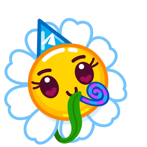 Стикер 52 10 Years of Telegram