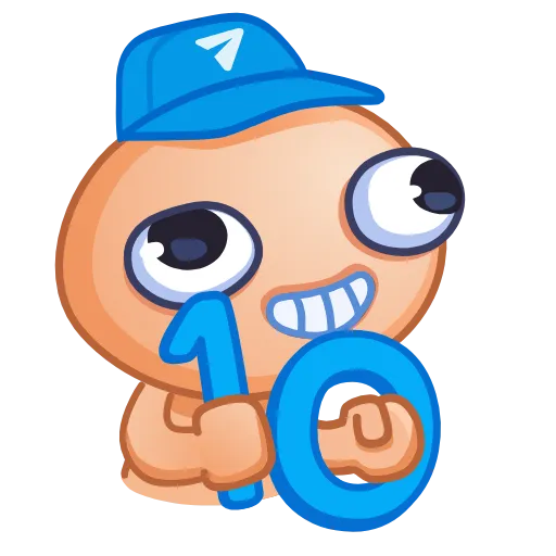 Стикер 29 10 Years of Telegram