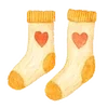 Стикер 20 Тепло Акварели
