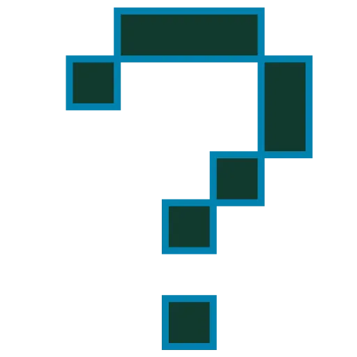 ❓ Эмодзи «Pixel - пиксельные английские буквы» для Telegram