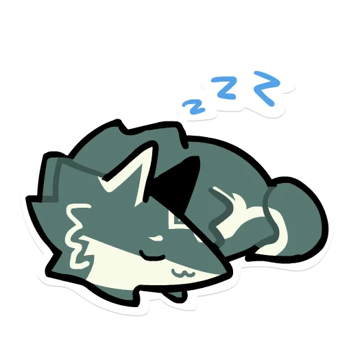 😴 Стикер «Wolf Link» для Telegram