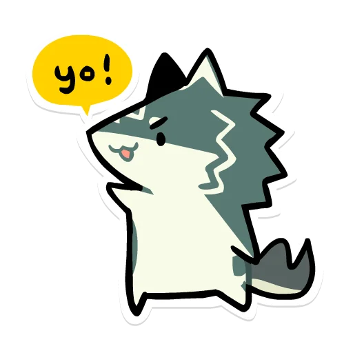 Стикерпак Wolf Link для Telegram