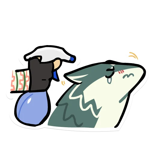 😢 Стикер «Wolf Link» для Telegram