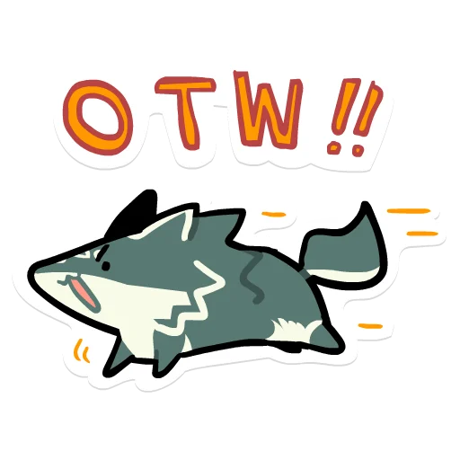 🏃‍♀️ Стикер «Wolf Link» для Telegram