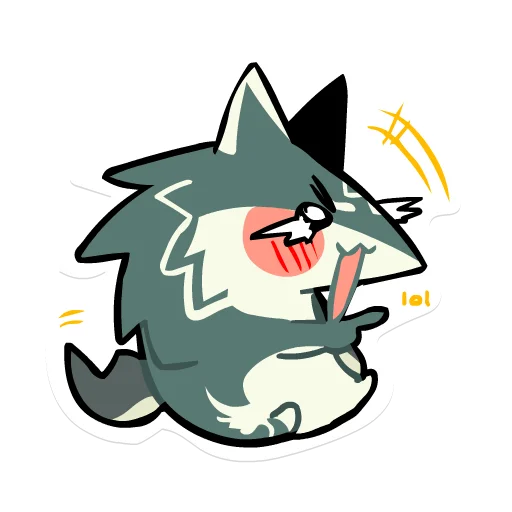😂 Стикер «Wolf Link» для Telegram