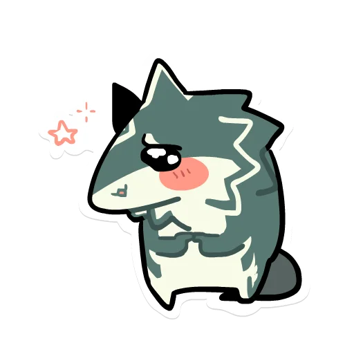 🥺 Стикер «Wolf Link» для Telegram