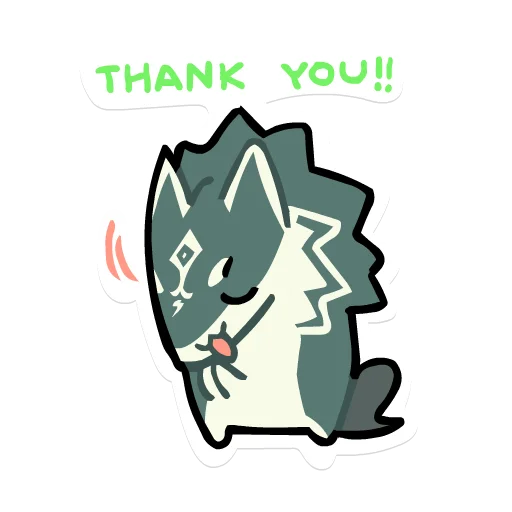 🙏 Стикер «Wolf Link» для Telegram