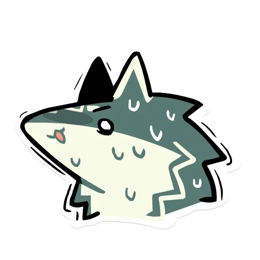 😰 Стикер «Wolf Link» для Telegram