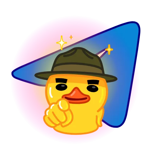 Стикер 29 Telegram Ducks