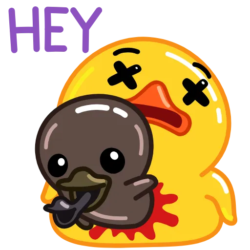 Стикер 55 Telegram Ducks
