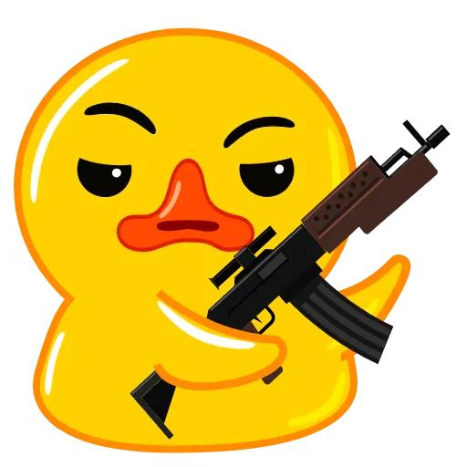 Стикер 61 Telegram Ducks