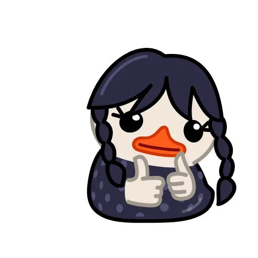 Стикер 30 Telegram Ducks