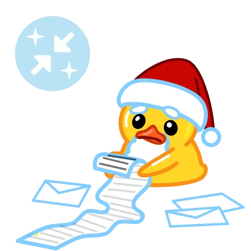Стикер 16 Telegram Ducks