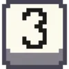 Стикер 12 Pixel Cyrillic