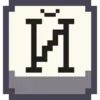 Стикер 14 Pixel Cyrillic