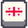 Стикер 16 Pixel Flags