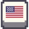Стикер 33 Pixel Flags