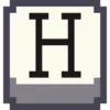 Стикер 12 Pixel Latin