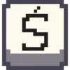 Стикер 27 Pixel Latin