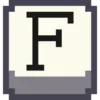 Стикер 10 Pixel Latin