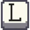 Стикер 16 Pixel Latin