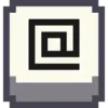 Стикер 39 Pixel Latin